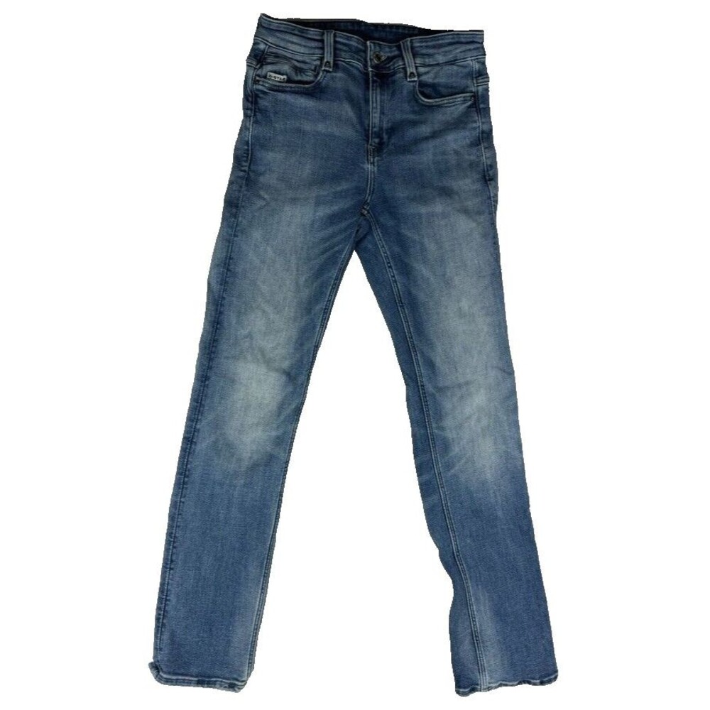 G-Star Raw Noxer High Rist Straight Leg Womens W26 L30 Medium Wash